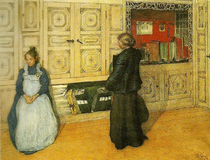 Carl Larsson mor och dotter